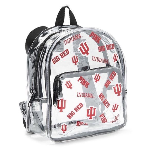 Pink VS Collegiate Clear Micro Backpack - Picture 2 of 5